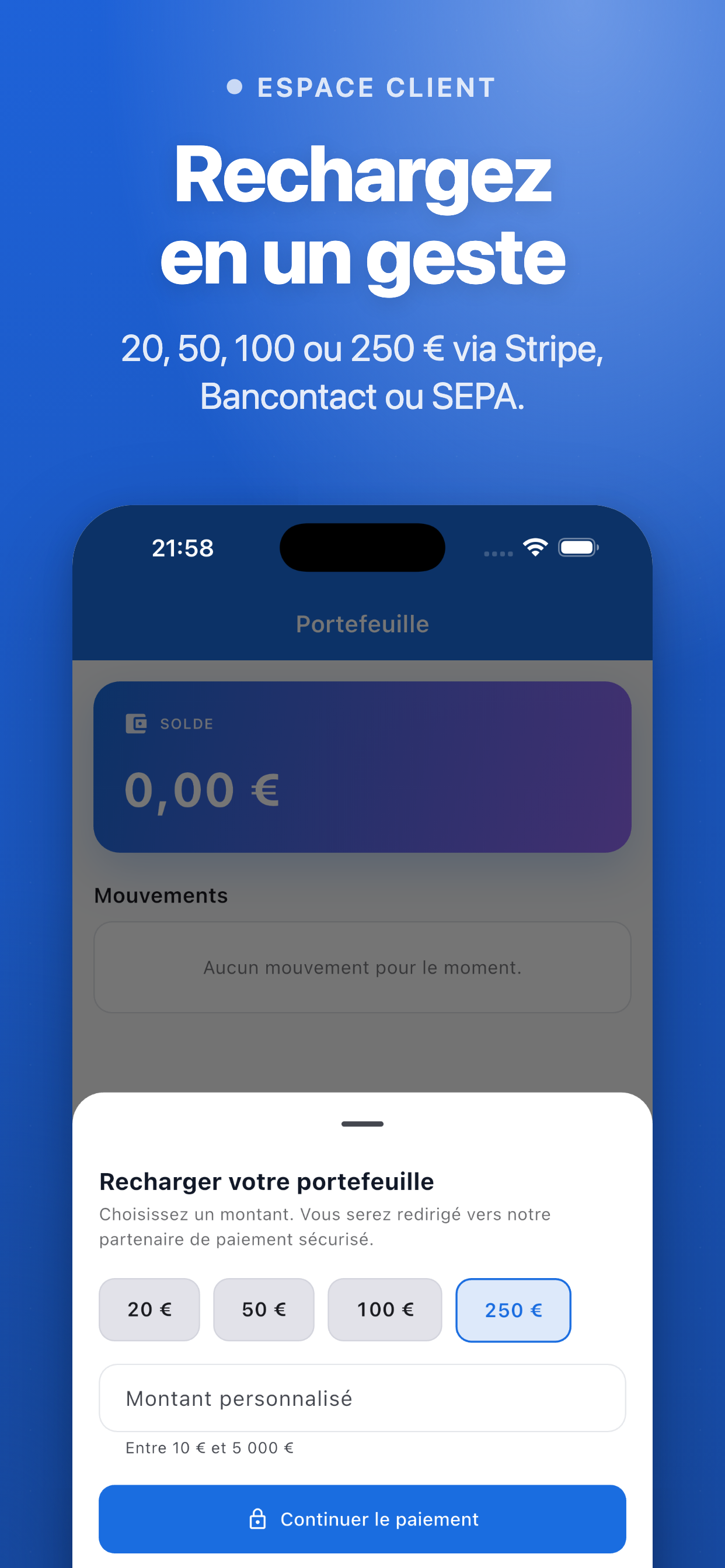 Scanned postal mail — Company Belgium Client