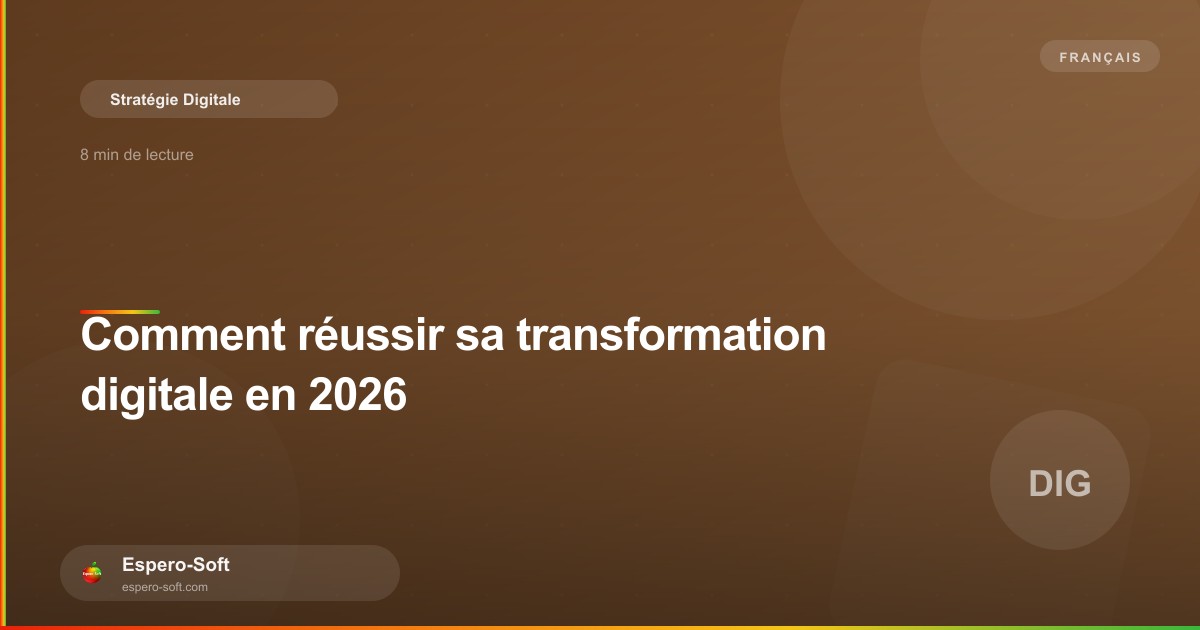 Équipe travaillant ensemble sur la transformation digitale