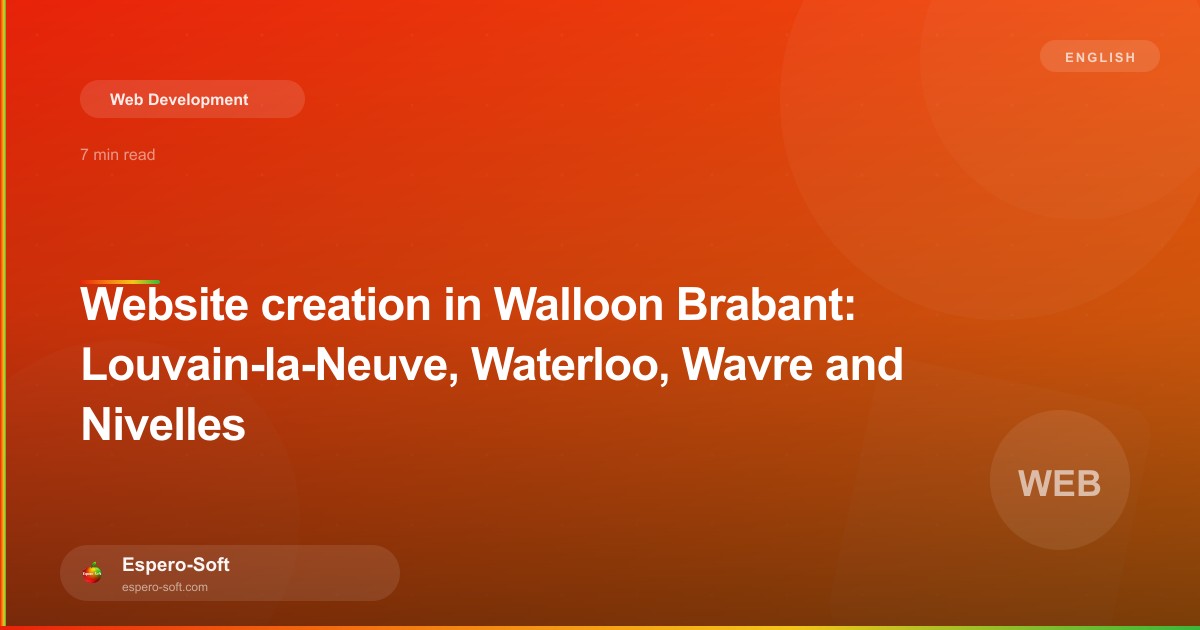 Walloon Brabant landscape with the University of Louvain-la-Neuve