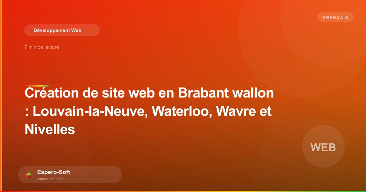 Paysage du Brabant wallon avec l'université de Louvain-la-Neuve